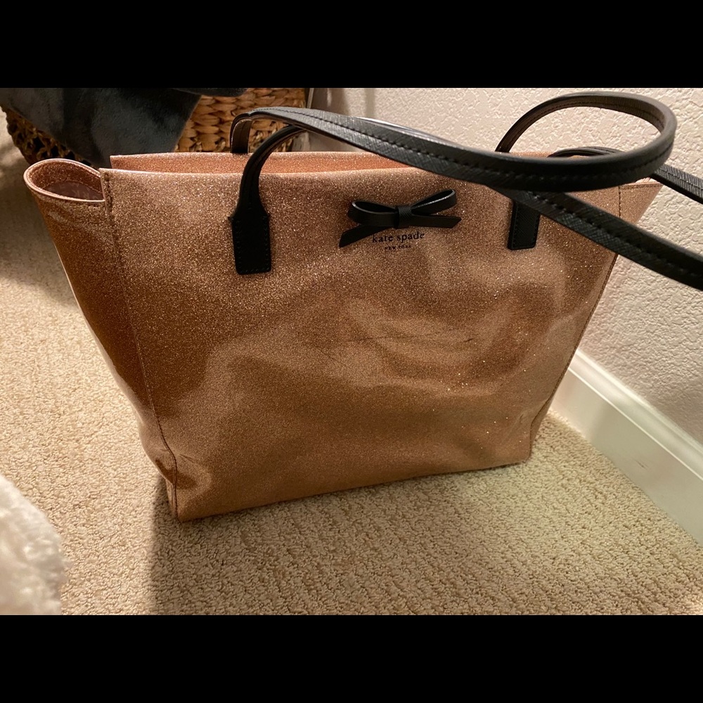 SOLD— Sparkly pink Kate spade handbag
